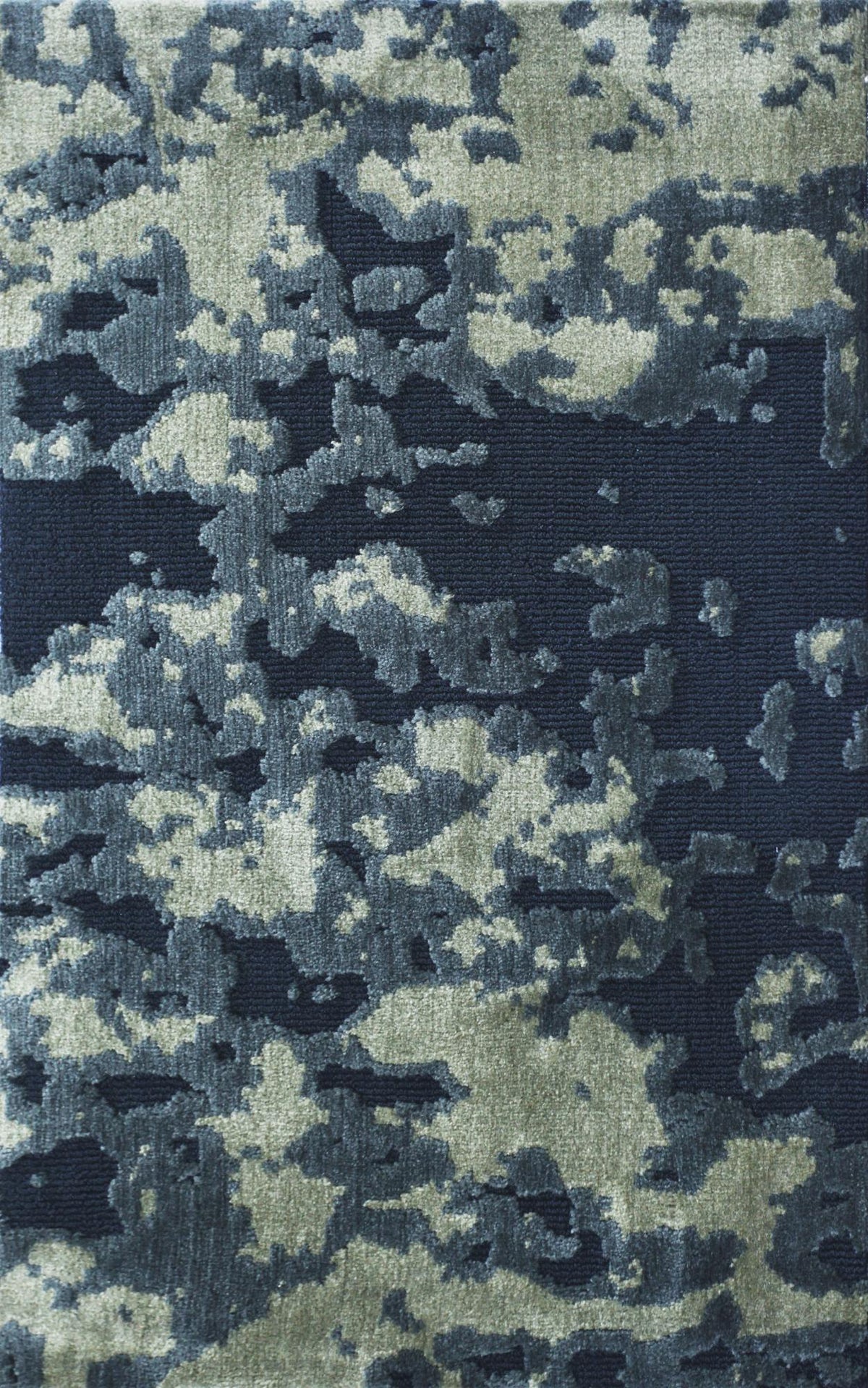 Zea Marine Light Blue Light Grey carpet sample
