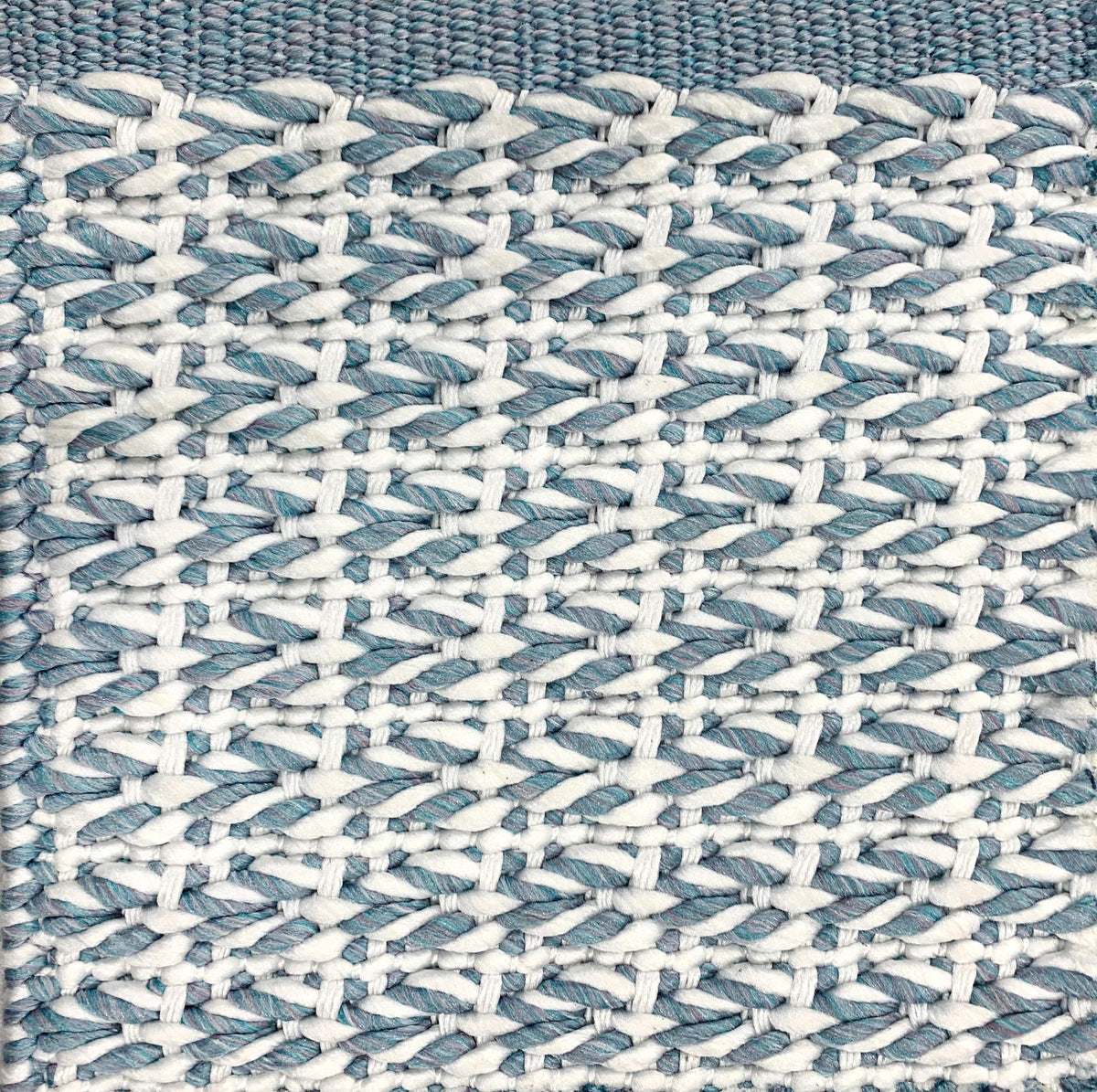 Charisma Aqua Sky Snow White carpet sample