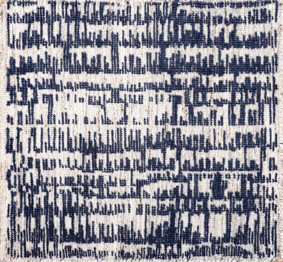 Sorrento Blue White carpet sample